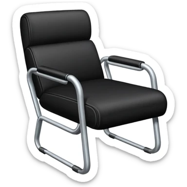 Me de um emoji de uma cadeira extensora sticker