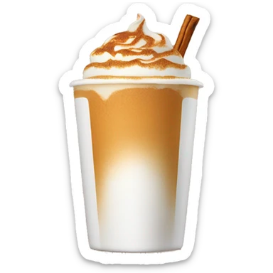Pumpkin spice latte sticker