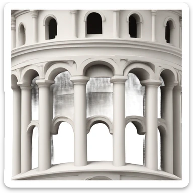 Pisa tower sticker