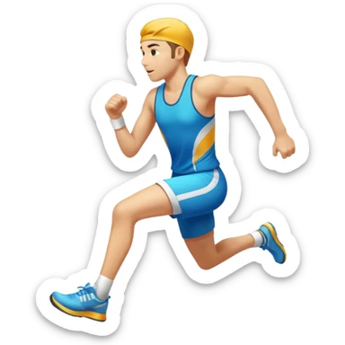 finish line race sticker