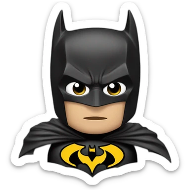 Batman jugando en el athletic de bilbao sticker