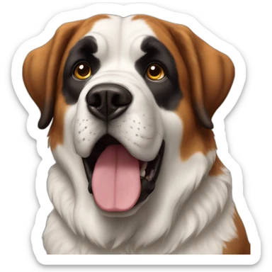 Saint bernard dog sticker