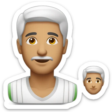 Algerian man sticker