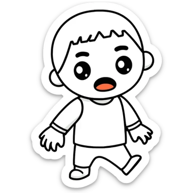 Scared to death sticker