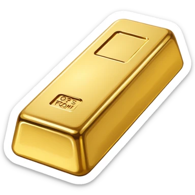 gold bar sticker