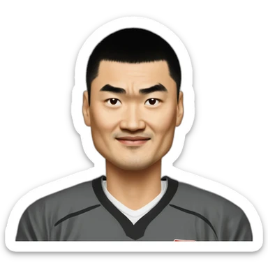 YAO MING sticker