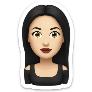monica bellucci memoji sticker