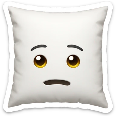 White pillows sticker