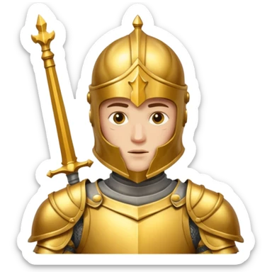 golden knight sticker