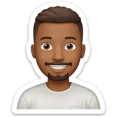 Turn the Photo of the big black dude on the end of the bed into an emoji sticker