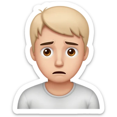 stressed person sticker