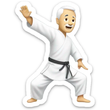 senior Tai chi sticker