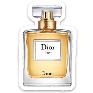 Dior parfum sticker