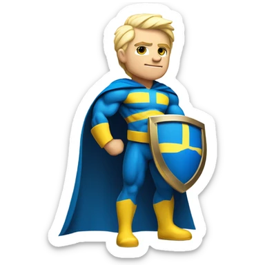 Captain America, but he’s Swedish sticker