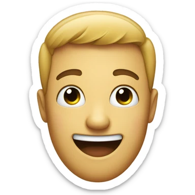 A face winking with a smirk holding a thumbs up sticker