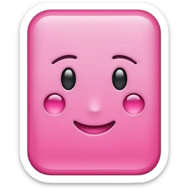 rectangulo rosado sticker