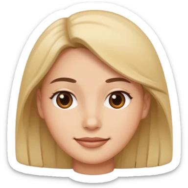 Side eye smile  sticker