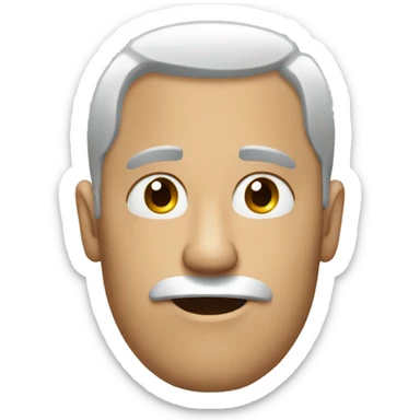 man uncomfortable sticker