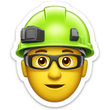 apple vision pro with construction helmet sticker