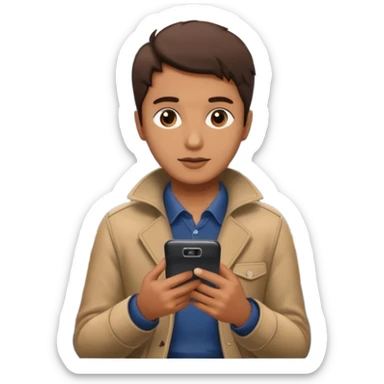 Rider with phone,Metro Riders, inside metro train, no transparent, with background,full image , negative transparent, positive background. sticker