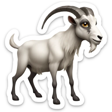 Goat man sticker