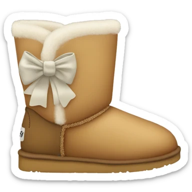 Uggs with bows sticker