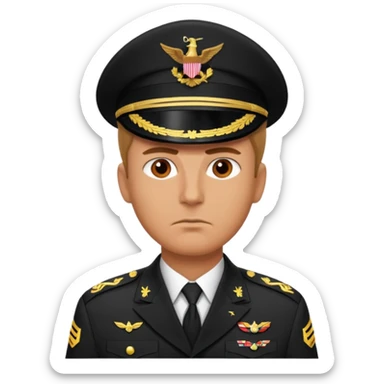 army Captain sticker