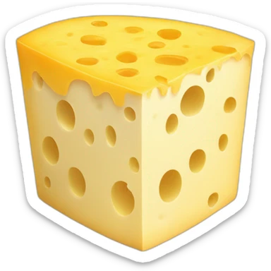 grated cheese sticker