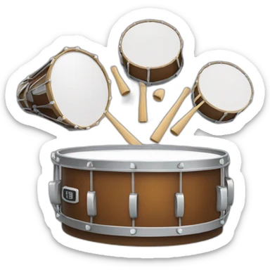 marching percussion sticker