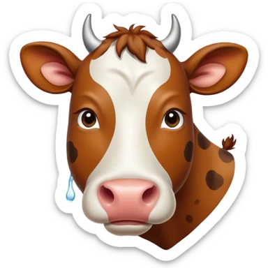 Cow sticker
