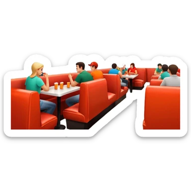 Wingstop restaurant  sticker