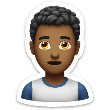 Annoying boy sticker