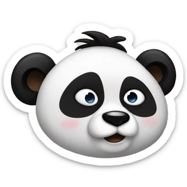 Panda hangover  sticker
