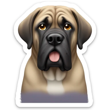English mastiff dog sticker