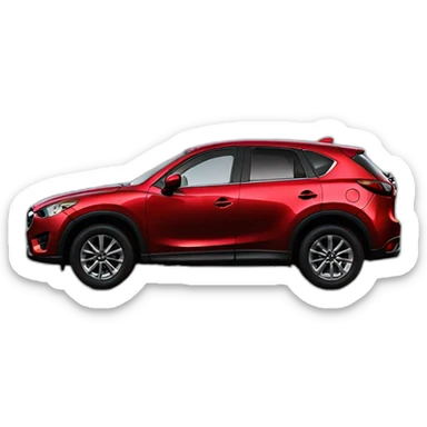 red mazda cx-5 sticker