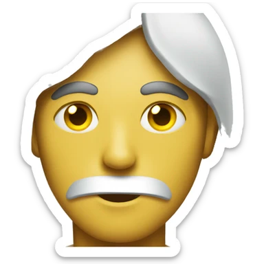 bloodshot eyes yellow face emoji  sticker