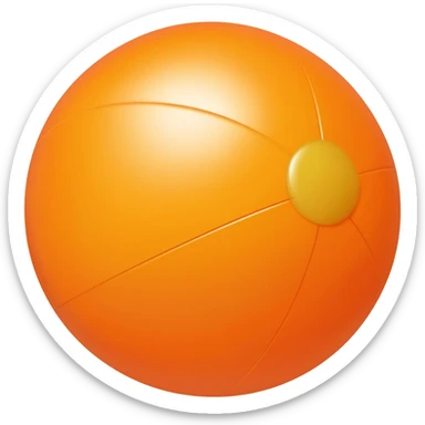 beach ball sticker