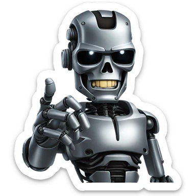 Terminator with an A-OK sticker
