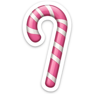 PINK CANDY CANE sticker