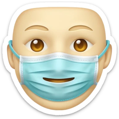 medical mask face emoji sticker