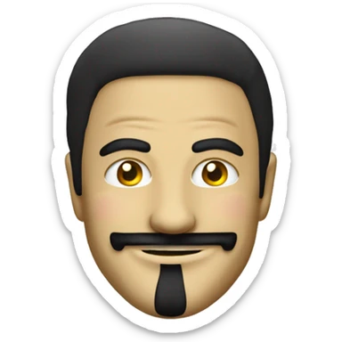 The boy in the Guy Fawkes mask is showing off 🤙 sticker