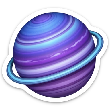 Ringed Planet sticker