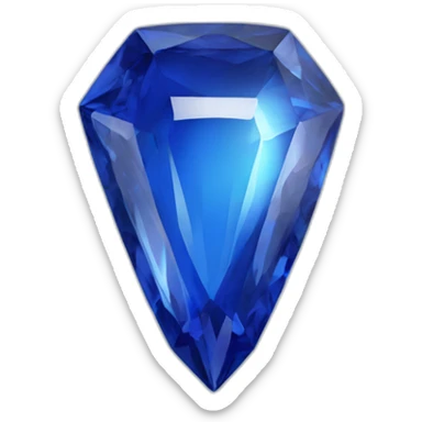 cut sapphire sticker