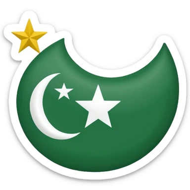 Flag of Azad Kashmir sticker