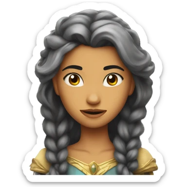 princess in the ruined kingdom sticker