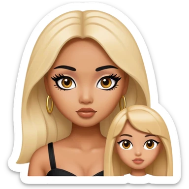 southeast asian beauty standard, pretty bratz baddie, black eyeliner sticker