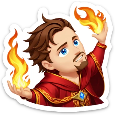 Pyromancer sticker