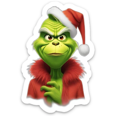 The grinch sticker
