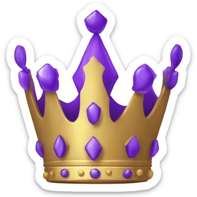 object aristocrat crown sticker