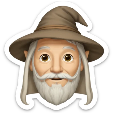 Gandalf but make him very Cliché Italian sticker